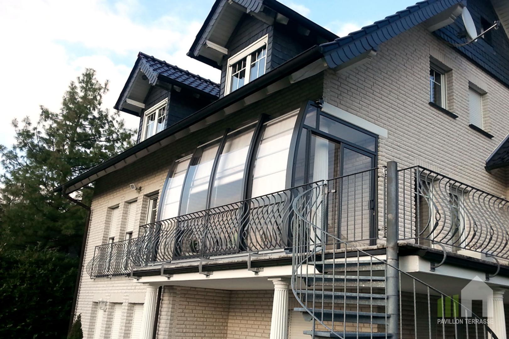 ABRIS de TERRASSE BALCON pour aménager sa Loggia I Bow window coulissante  et amovible